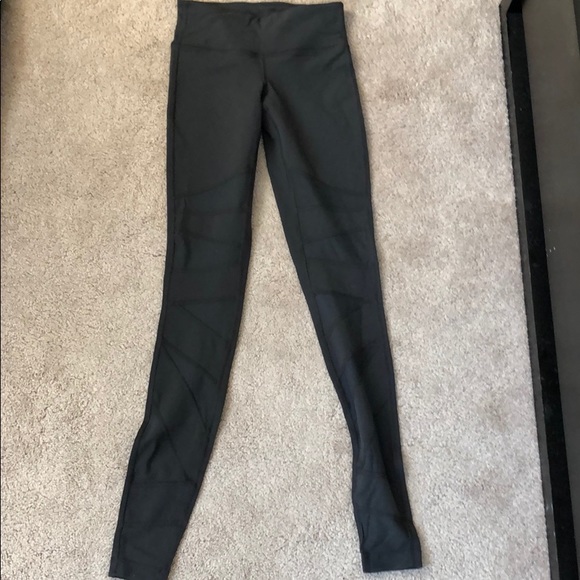 lululemon athletica Pants - Wonder Under Mesh panel pant Size 2 dark Grey